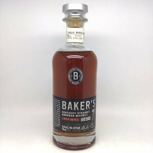 未開栓 BAKER'S ベイカーズ 7年 シングルバレル 750ml 53.5％ 2E-10-3-151413-A