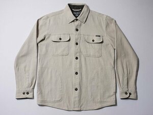 Eddie bauer　エディーバウアー　厚手　コットン　ワークシャツ　正規品　シャツジャケット　フラップポケット　XSサイズ