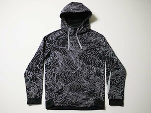 NIKE　ナイキ　総柄　プルオーバー　パーカー　正規品　800306-010　DRI-FIT　フーディー　フーデット　ジャージ　スポーツウェア