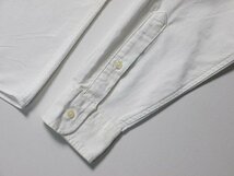 オールド◆　USA製　Polo Ralph Lauren　ラルフローレン　長袖　BDシャツ　ボタンダウン　ロゴ刺繍　コットン　YOUTH　サイズ18　オックス_画像5