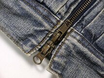 Levi's　リーバイス　デニムジャケット　正規品　70602-00　ユーズド加工　トラッカージャケット　Sサイズ　ジージャン　フルジップ_画像6