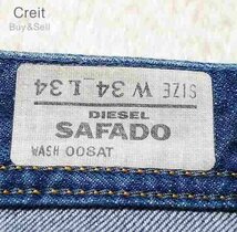 C231■人気サイズw34★DIESELディーゼルSAFADOデニムジーンズパンツW34L34_画像3