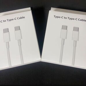 お得1Mx2本　タイプc ケーブル USB-C & USB-C 100W iPhone15