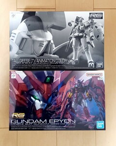 【未組立品】RG トールギス TVアニメカラーver.　RG ガンダムエピオン　セット