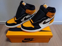 【新品・未使用】SNKRS購入品 NIKE AIR JORDAN 1 RETRO HIGH OG TAXI 26cm ジョーダン タクシー_画像1