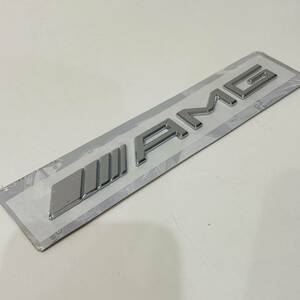 ベンツ 汎用 AMG リアトランクエンブレム 社外品 クロームメッキ