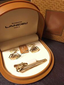 【未使用】LANCEL Paris タイピン カフス