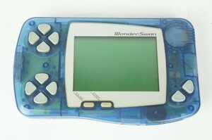 【1円スタート】ワンダースワン 　本体　BANDAI　クリアブルー　動作品　中古