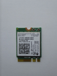 ★ 無線LANカード　Intel Dualband Wireless-AC 7260 7260NGW ★　即日発 送料84円~　複数入荷　802.11a/b/g/n/ac Bluetooth4