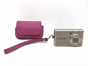 0302-109T①23259 コンパクトデジタルカメラ Nikon ニコン COOLPIX S600 クールピクス ケース有り バッテリー無し ジャンク