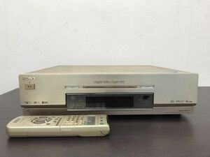 0302-112T⑨5908 ビデオカセットレコーダー SONY ソニー VHSレコーダー WV-DR9 miniDV SVHS リモコン有 1999年製 VIDEO CASSETTE RECORDER