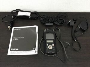 0302-121T?5846 リニアPCMレコーダー OLYMPUS オリンパス LS-20M LINEAR PCM RECORDER 受信機 説明書 充電器 有り