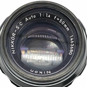 0303-110T②22862 レンズ Nikon ニコン NIKKOR-S.C Auto 1:1.4 f=50mm 1463680 ,フィルター L1A 52mm MF 一眼レフ カメラ部品の画像2