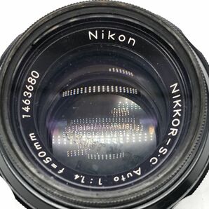 0303-110T②22862 レンズ Nikon ニコン NIKKOR-S.C Auto 1:1.4 f=50mm 1463680 ,フィルター L1A 52mm MF 一眼レフ カメラ部品の画像3