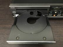 0401-115T⑨6027 CDプレーヤー PHILIPS フィリップス　CD104　オーディオ機器　COMPACT　DISC　PLAYER　貴重　レア_画像2