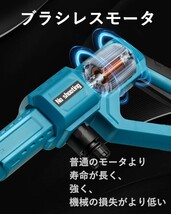 Womkuyta 高圧洗浄機 18V 4.0Ah 水圧洗浄機 最高5.5MPa 高圧噴射 3段階調節圧力 自給式 コードレス マキタ互換 新制度対応領収証可_画像2