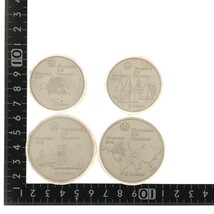 【記念コイン 4枚セット 】1976年 モントリオール オリンピック 10ドル×2 5ドル×2 銀貨 専用ケース付 五輪 シルバー カナダ 現状 M705_画像4