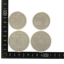 【記念コイン 4枚セット 】1976年 モントリオール オリンピック 10ドル×2 5ドル×2 銀貨 専用ケース付 五輪 シルバー カナダ 現状 M700_画像4