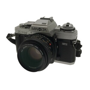 【動作品】MINOLTA X-700 MPS 前期 シルバー ボディ MD 50mm F1.7 レンズ ミノルタ MF一眼レフ フィルムカメラ 露出計OK 人気機種 C3965