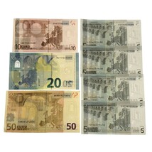 【外国紙幣まとめ 計100ユーロ】現行 50ユーロ×1 20ユーロ×1 10ユーロ×1 5ユーロ×4 旧札 ヨーロッパ 欧州連合 EURO 外貨 海外 M724_画像2