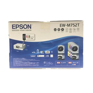 【新品未開封】EPSON EW-M752T エプソン プリンター ホワイト A4 エコタンク搭載 家庭用プリンター インクジェット複合機 Wi-Fi H1040の画像2