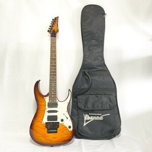 【音出し確認済み】Ibanez RG350QM アイバニーズ RGシリーズ エレキベース ソフトケース付 弦楽器 音楽 バンド 現状 G261