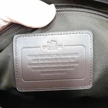 1円〜【極美品】coach コーチ　トートバッグ　ビジネス　メトロポリタン　A４収納　肩掛け　エンボスロゴ　レザー　バイカラー_画像10