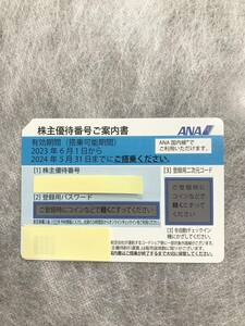 ANA　株主優待券　１枚　期限2024.05.31 送料無料