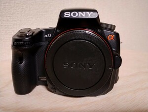 SONY ソニー slt-a33　α33 一眼レフ（ミラーレス）動作品　ボディー