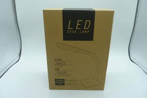 1-400027 OHM オーム電機 LEDデスクランプ 3段階調光 ブラック DS-LS16MUGH-K 06-3708 2023年製 【PSEマークあり】 AA-4