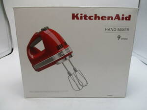 1-400003【国内正規輸入品】 キッチンエイド Kitchen Aid 9段階変速 ハンドミキサー KHM928SW 【PSEマークあり】