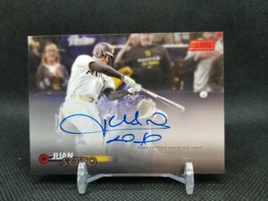 2023 TOPPS Stadium Club Autograph Juan Soto Red Foil 17/50 ホアン・ソト サイン 50枚限定