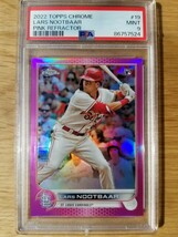 2022 Topps Chrome Pink Refractor RC Lars Nootbaar ヌートバー ルーキー WBC PSA9_画像1