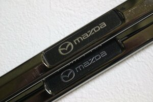 激レア◆MAZDAマツダ純正OP◆クロムメッキナンバーフレーム◆MAZDA2/MAZDA3/MAZDA6/CX-3/CX-30/CX-5/CX-8/ROADSTER等◆2枚現品のみ