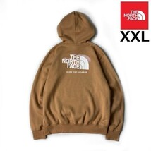 1円～!売切!【正規新品】THE NORTH FACE BOX NSE PULLOVER HOODIE パーカー グラフィック 2023最新 US限定 男女兼用 保温(XXL)茶 181130-30_画像3