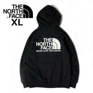 1円～!売切!【正規新品】THE NORTH FACE W 80/20 THROWBACK HOODIE パーカー スウェット US限定 アウトドア 裏起毛 上質(XL)黒 181130-30