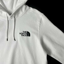 1円～!売切!【正規新品】THE NORTH FACE◆THROWBACK HOODIE プルオーバー パーカー US限定 ロゴプリント 裏起毛 男女兼用(XXL)白 181130-30_画像6