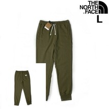 1円～!売切!【正規新品】THE NORTH FACE◆HERITAGE PATCH JOGGERS ジョガーパンツ US限定 ロゴパッチ 裏起毛(L)カーキ 190110-25_画像3