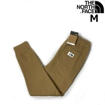 1円～!売切!【正規新品】THE NORTH FACE◆HERITAGE PATCH JOGGERS ジョガーパンツ US限定 ロゴパッチ 裏起毛(M)茶 ベージュ 190110-25_画像2