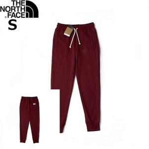 1円～!売切!【正規新品】THE NORTH FACE◆HERITAGE PATCH JOGGERS ジョガーパンツ スウェット US限定 ロゴパッチ 裏起毛(S)赤 190110-25