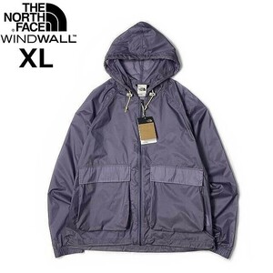 1円～!売切!【正規新品】THE NORTH FACE HERITAGE WIND JACKET フルジップ ウィンド パーカー US限定 ナイロン 防風 撥水(XL)紫② 180915-5