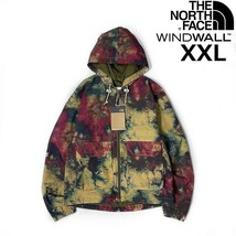 1円～!売切!【正規新品】THE NORTH FACE◆W PRINTED RIPSTOP WIND HOODIE マウンテンパーカー US限定 防風 茶タグ(XXL)茶 総柄 180915-15_画像3