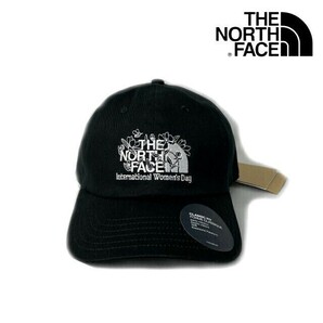 1円～!売切!【正規新品】THE NORTH FACE Backyard Ball Cap 帽子 キャップ US限定 ボックスロゴ 花 刺繍 男女兼用(ONE SIZE)黒 180623-15の画像2