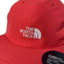 1円～!売切!【正規新品】THE NORTH FACE◆CLASS V BALLCAP 帽子 キャップ US限定 ロゴ刺繍 男女兼用 ナイロン アウトドア(OS)赤 180623-5_画像4