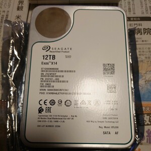 Seagate 12TB Exos X14 SATA HDD 3.5インチ 