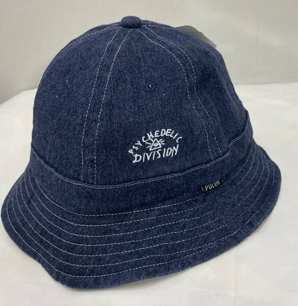 POLeR(ポーラー)『WASHED BELL HAT』BLUE DENIM