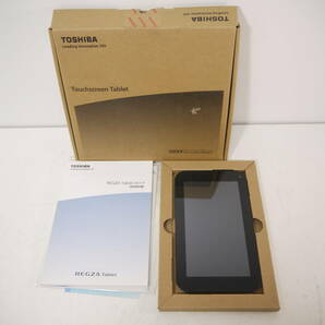 127 TOSHIBA REGZA Tablet AT374/28K android4.2 東芝 レグザ タブレット 現状品 ジャンク 箱/取説付の画像1
