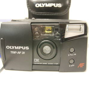 157 美品 OLYMPUS TRIP AF 31 DX OLYMPUS LENS 34mm 1:5.6 オリンパス フィルムカメラ 箱/取説付の画像3