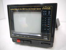 232 当時物 SKYTEK SMT-901 リミテッドエディション 1988 コカ・コーラ オリンピックスペシャル アナログテレビ アダプタ付 テレビ_画像4