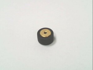 カセット修理用 金属ピンチローラー 外径13mm ゴム幅6mm 軸穴径2mm　1個 ★新品、定形外送料120円可